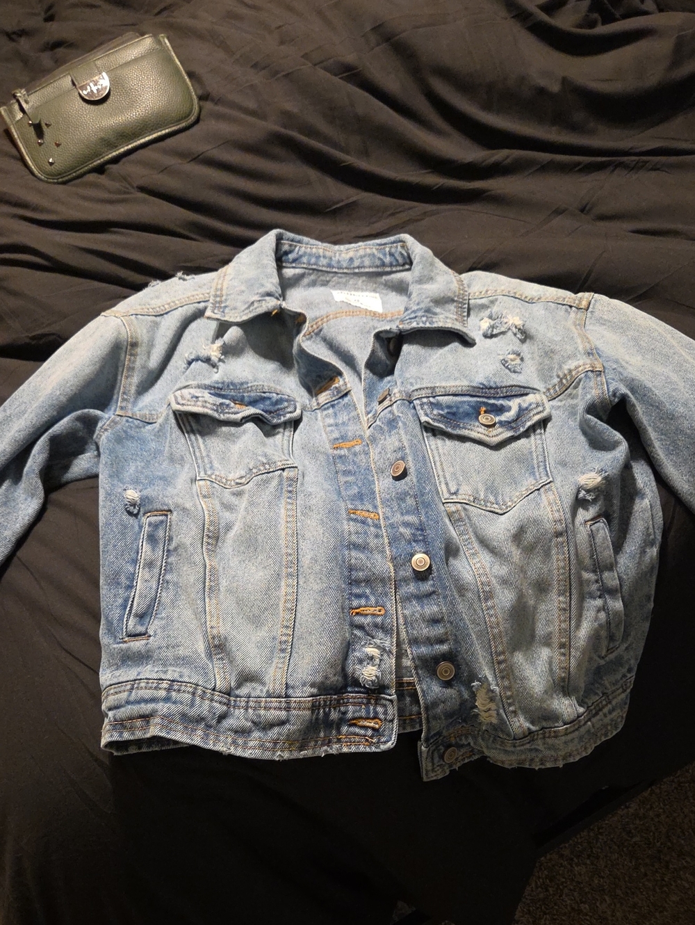 Celebrity Pink Light Blue Denim Jacket